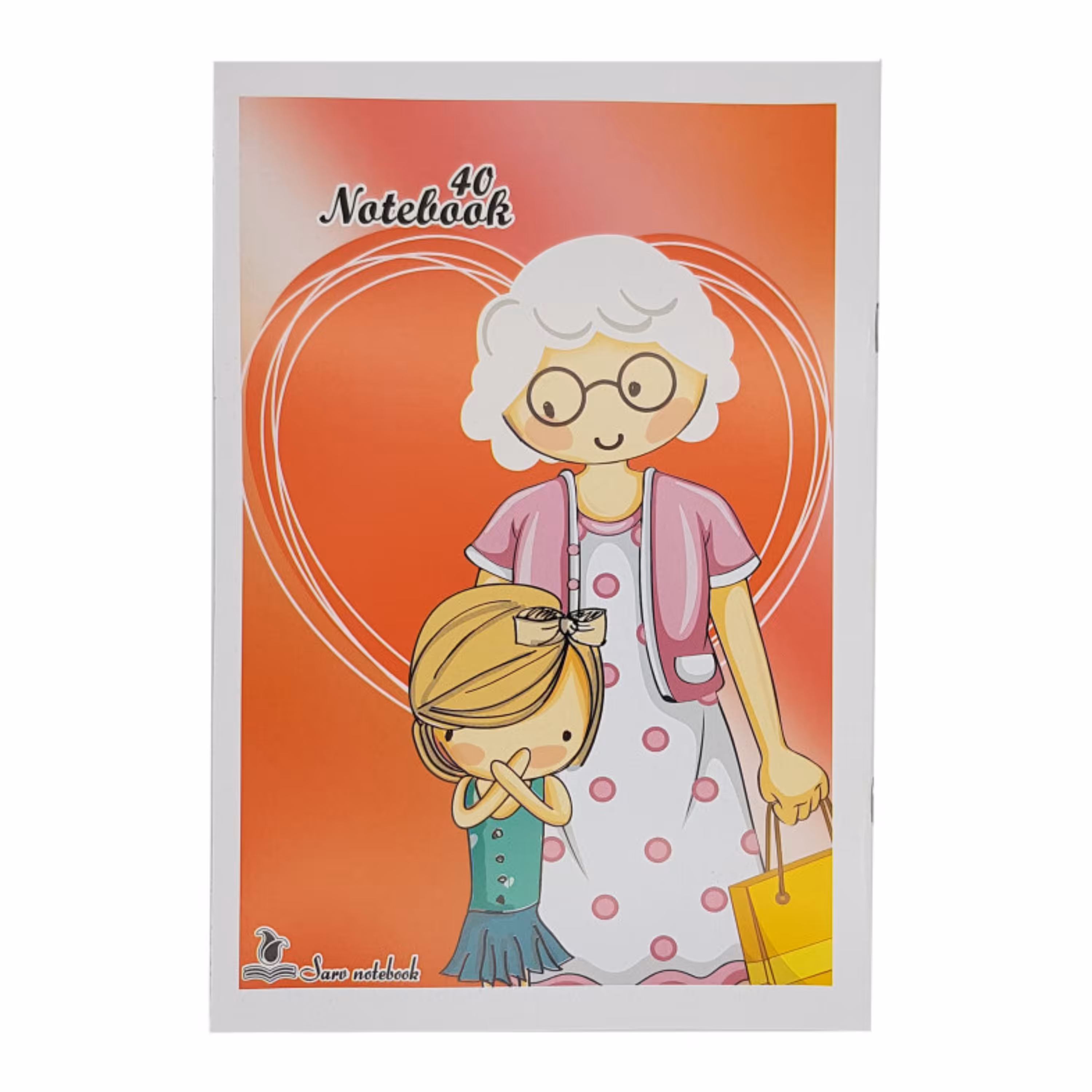 دفتر نقاشی 40 برگ سرو مدل مادر بزرگ