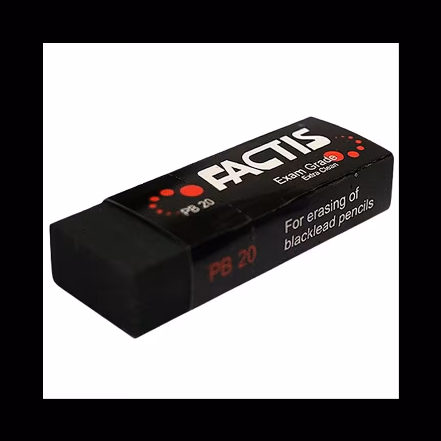 پاک کن فکتیس مشکی PB_20 بزرگ تکی