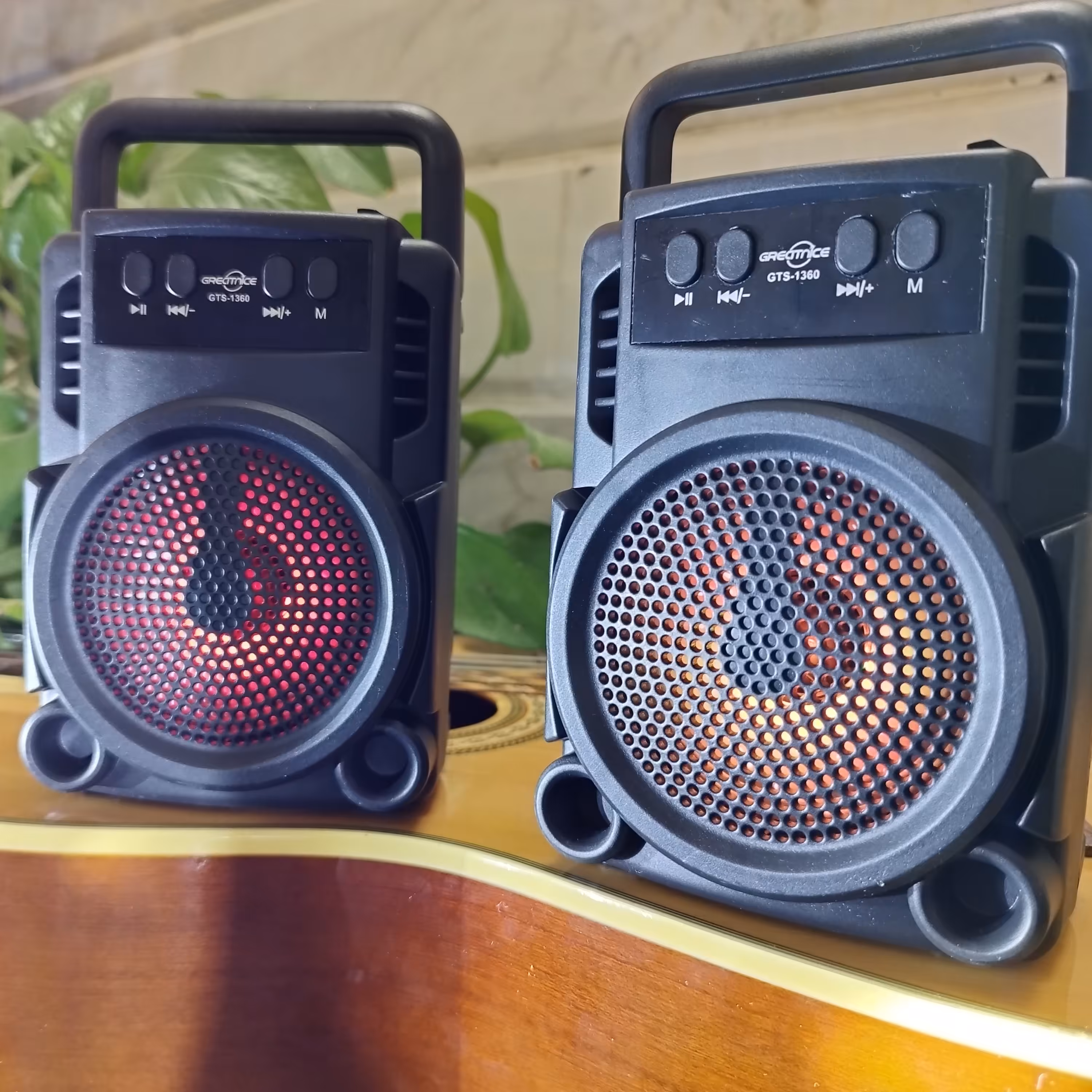 اسپیکر شارژی  GTS 1360  رقص نور دار  اسپیکر  باند شارژی