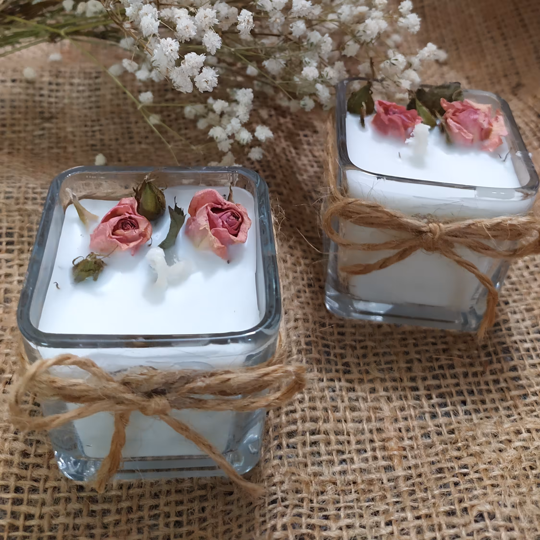 شمع تزیینی گل مینیاتوری 