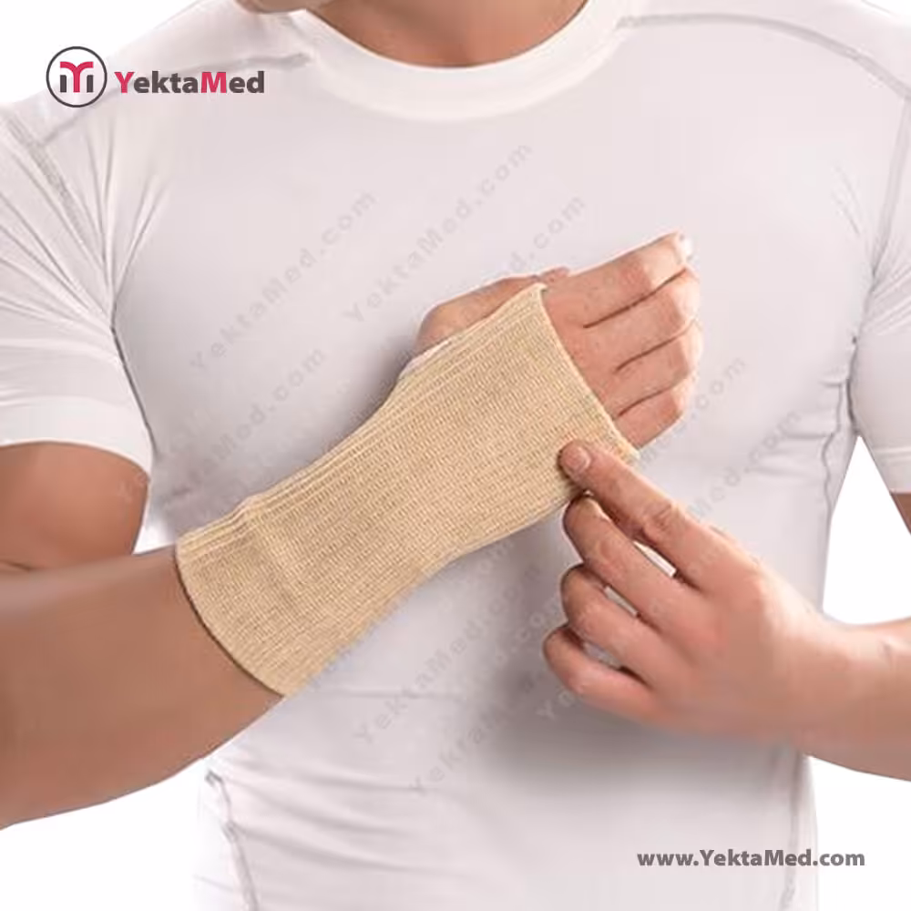 کف بند دست الاستیک پاک سمن کد 010 - یکتامد YektaMed