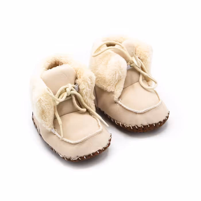 پاپوش زمستانی جلوبندی داخل پشمی