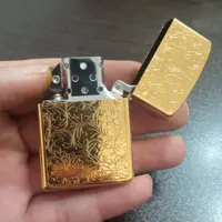 فندک  روکش طلا