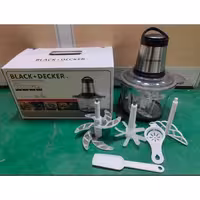 خردکن غذاساز بلک اندیکر 3.5 لیتری دارای دو عدد 6 تیغ پرسی