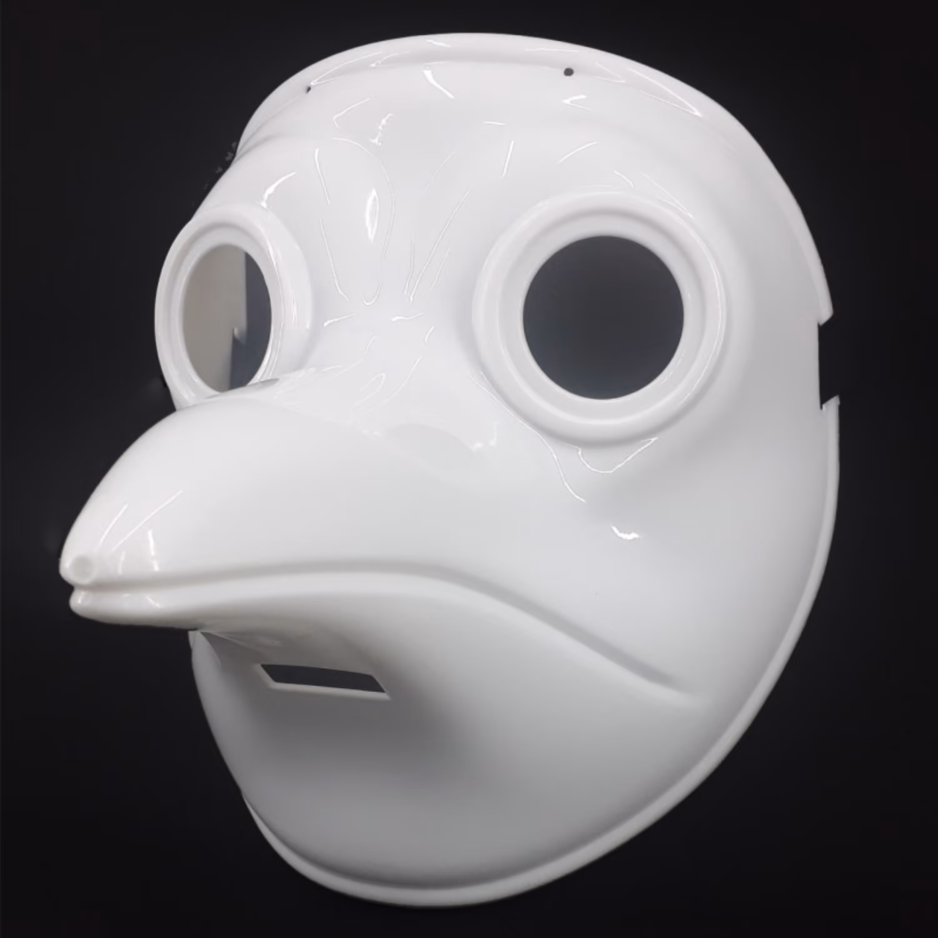 ماسک دکتر طاعون سفید رنگ