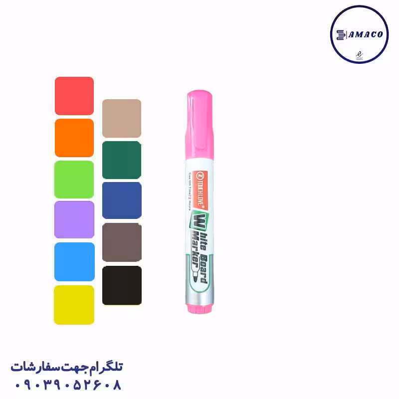 ماژیک وایت برد 12 رنگ 8806
