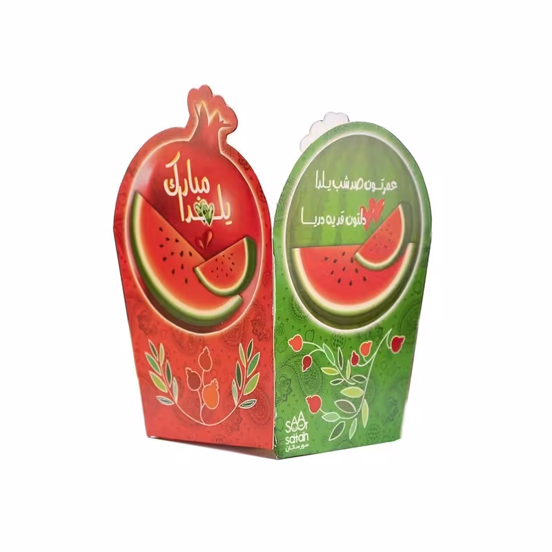 جعبه پاپ کورن تم شب یلدا | 10 عددی