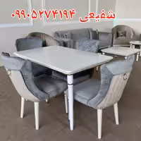 میز ناهارخوری 4نفره تیک تاک کریم پرند اسلامشهر....