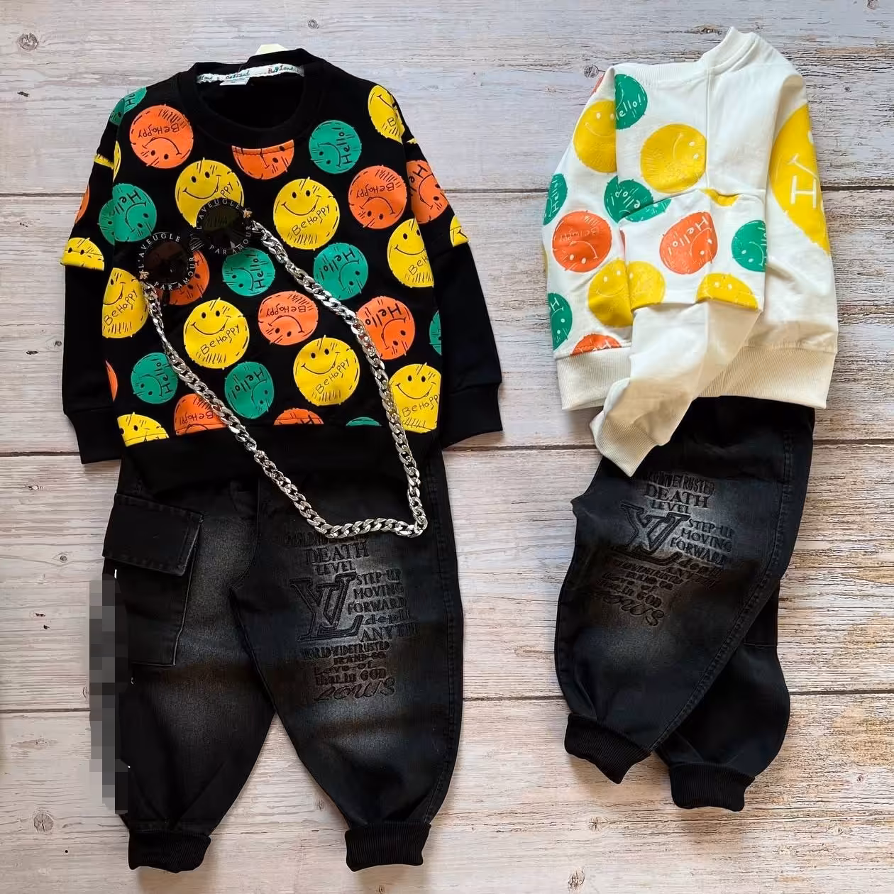 ست بلوز وشلوارجین