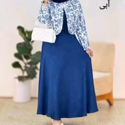 ست کت سارافون مجلسی زنانه گلدار ارسال رایگان