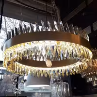 لوستر لوتوس کریستالی مدرن 