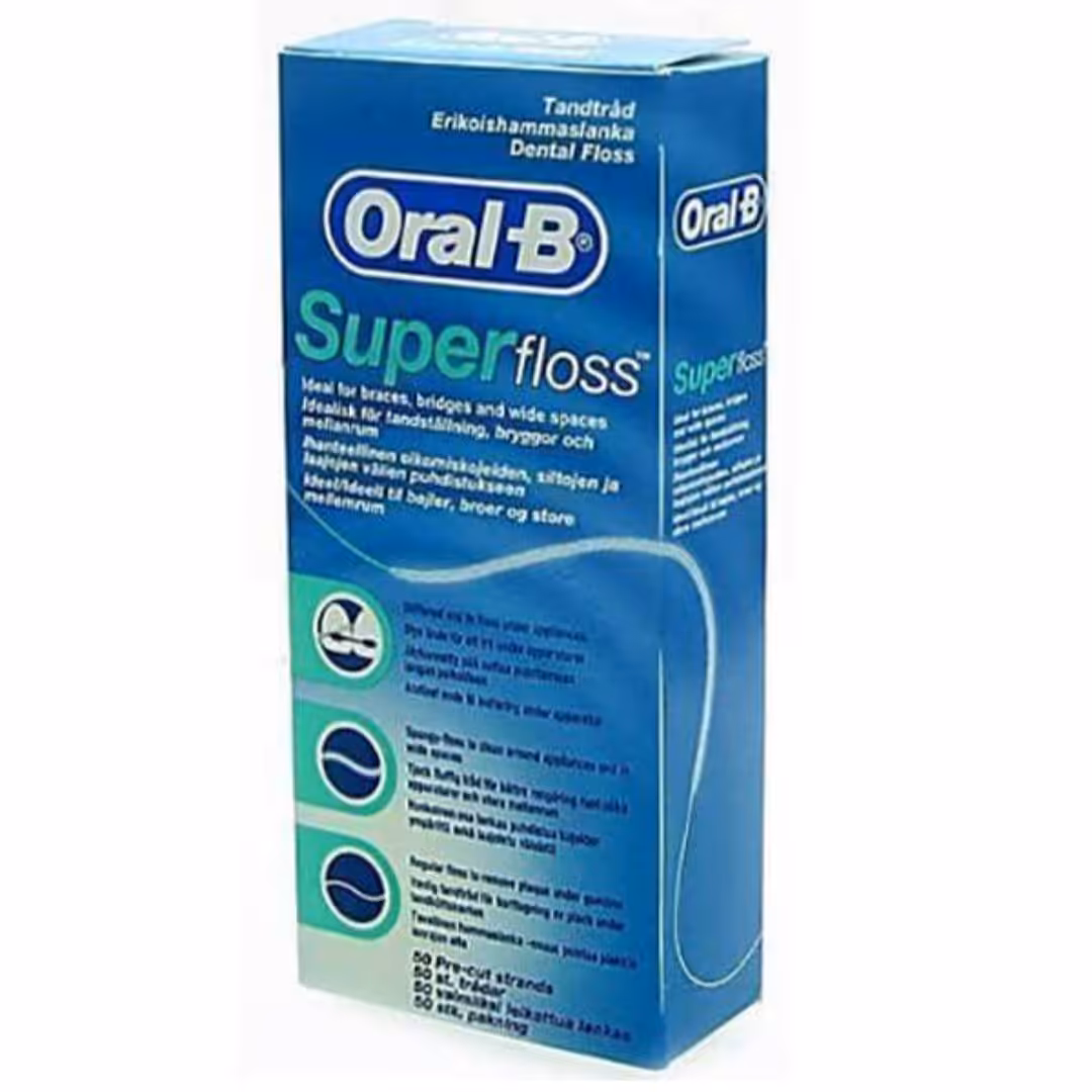 نخ دندان اورال بی مدل Super Floss