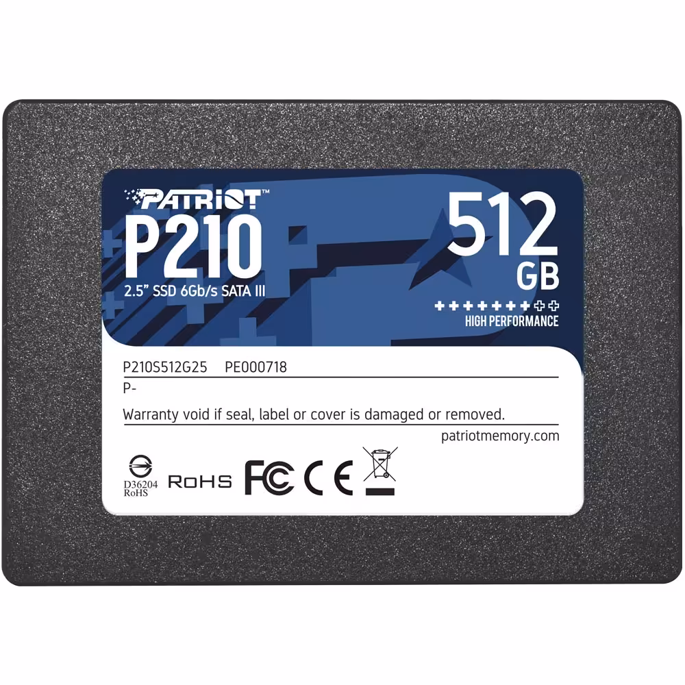 اس اس دی پتریوت مدل PATRIOT P210 512G SATA3