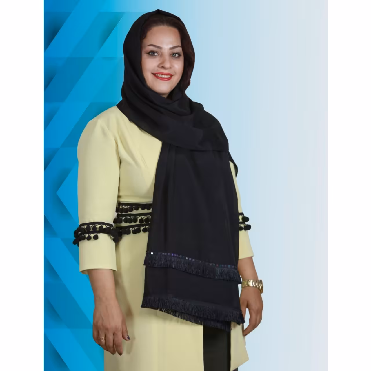 شال زنانه نخی مدل کروم