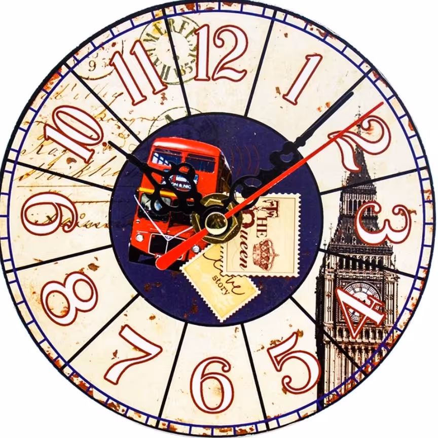 ساعت رومیزی وارداتی طرح خاطرات پاریس