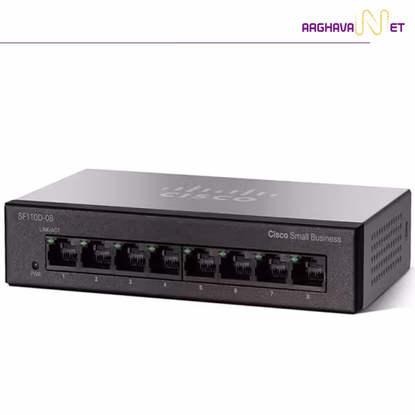 سوئیچ سیسکو مدل SF110D-08 | شبکه ارغوان 021-41902