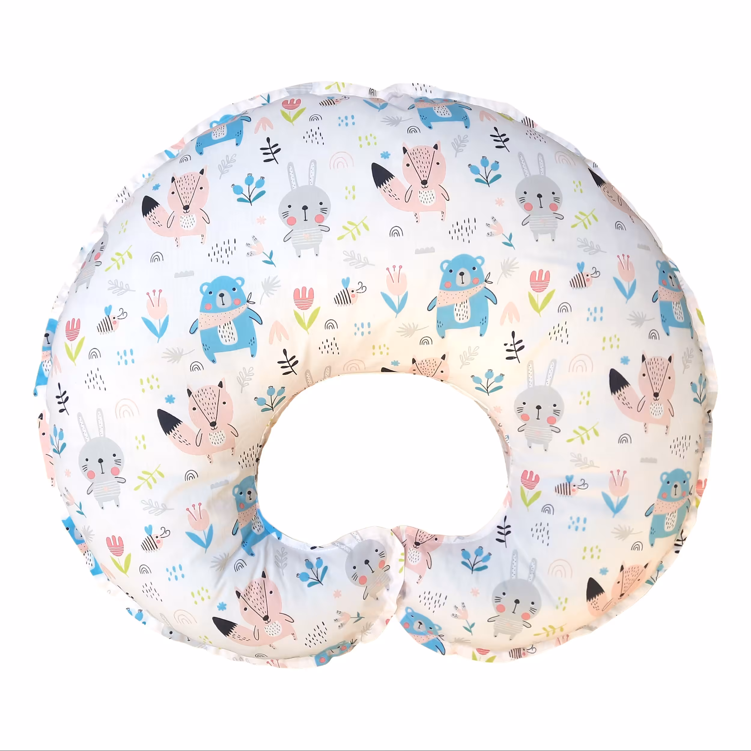 بالش شیردهی طرح خرگوش صورتی