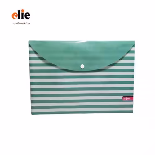 پوشه طرح دار دکمه دار کلیپس