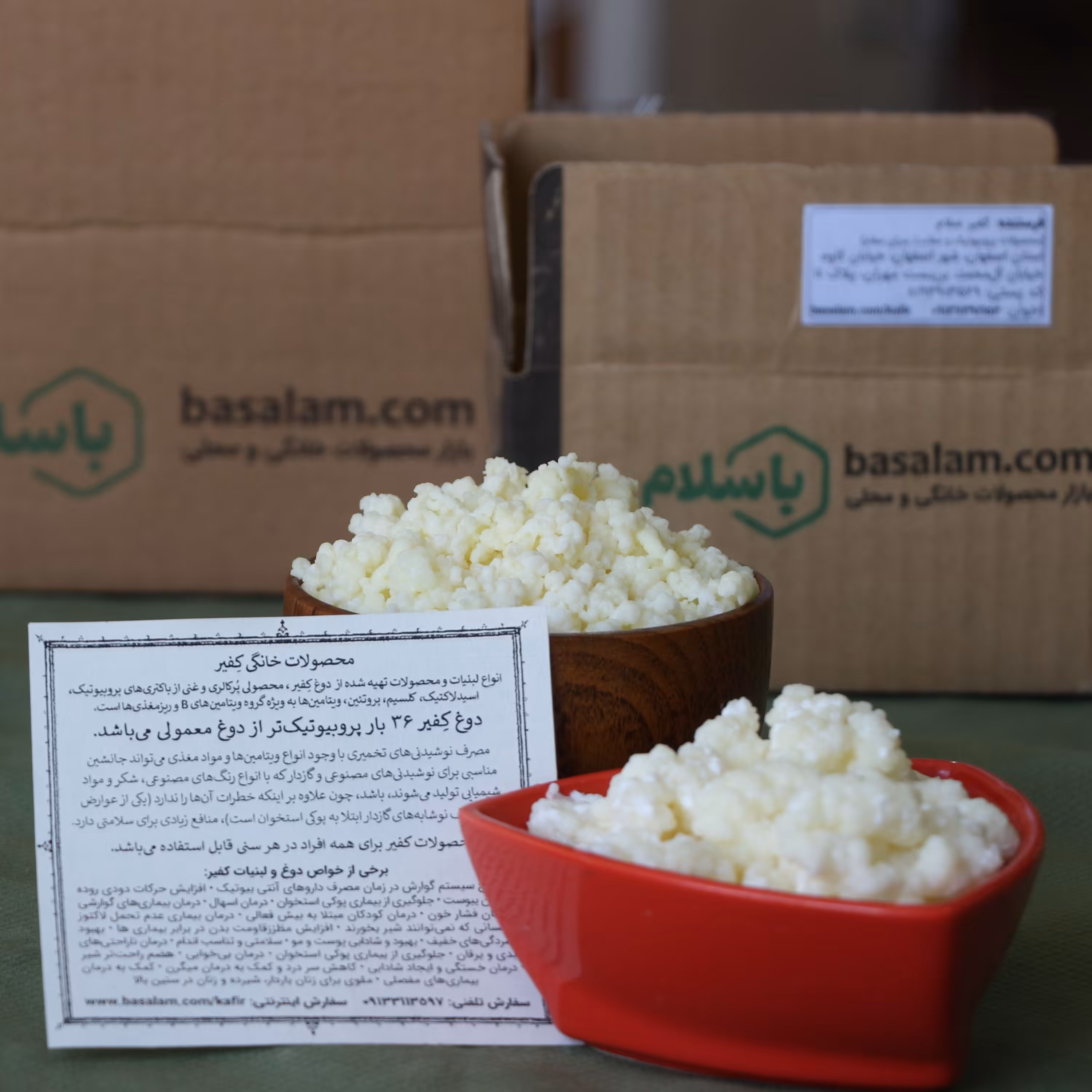 قارچ کفیر قفقازی فعال ( 60 گرمی ) به همراه آموزش رایگان سایر محصولات کفیر تضمین کیفیت