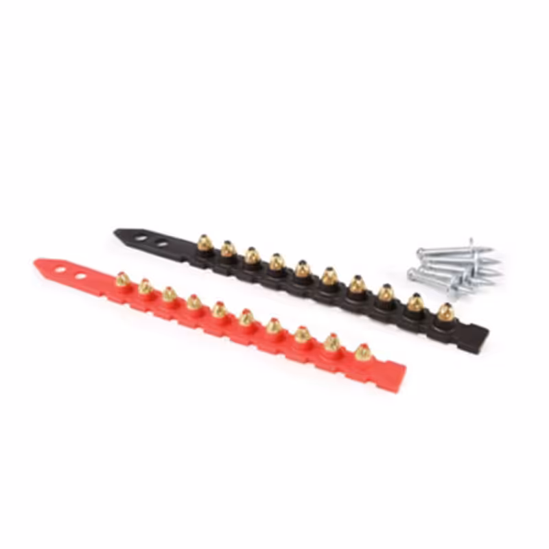 میخ و چاشنی 32 میلیمتر بتن با چاشنی مشکی مخصوص میخکوب بتن ( بسته 100 عددی )