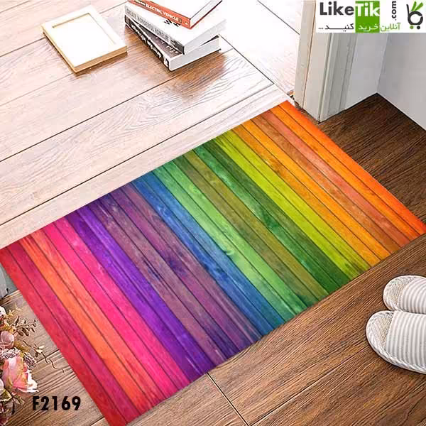 فرشینه مخمل لایکتیک سه لایه سایز 200 در 140 طرح  رنگی ساده و شیک کد F2169