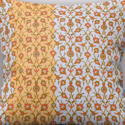 کاور کوسن مخمل 40x40 طرح اسلیمی 3  آرت مان