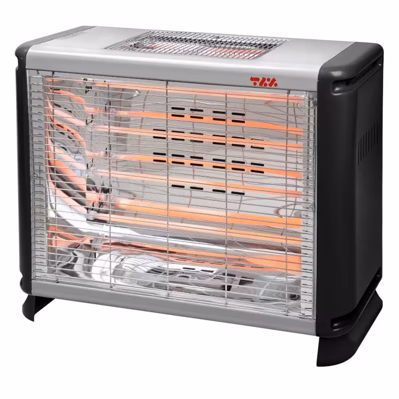 بخاری برقی بسیار بزرگ فول و ترموستات و فن و گرمای فوق العاده و ارسال رایگان بیمه کامل تا دم خونه 