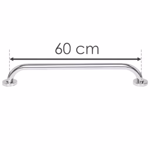دستگیره کمکی ثابت کروم 60 سانت