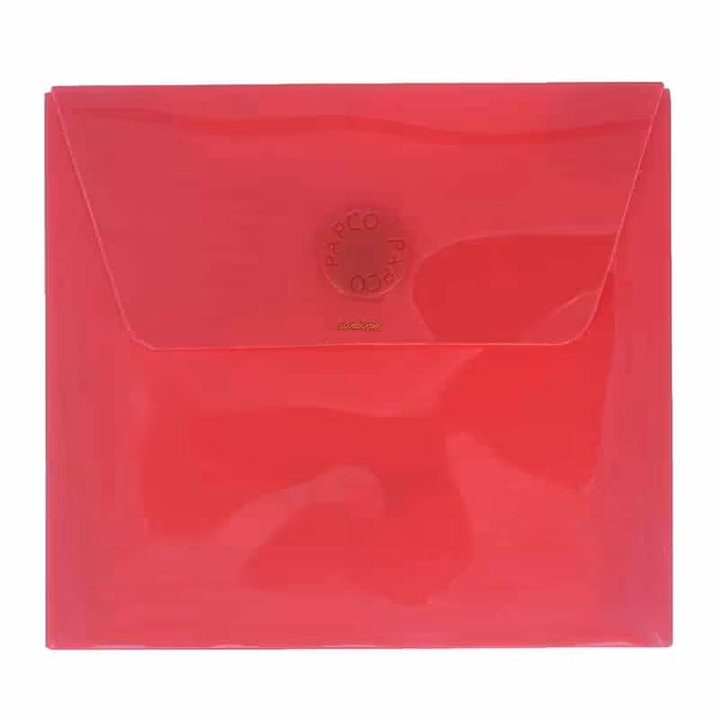 پاکت دکمه دار کوچک 101 قرمز پاپکو