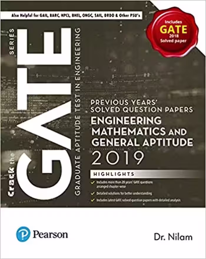 󾕇 دانلود کتاب Gate 2019 Engineering Mathematics And General Aptitude Previous Years' Solved Question Papers, 2019 - دانلود کتاب های دانشگاهی