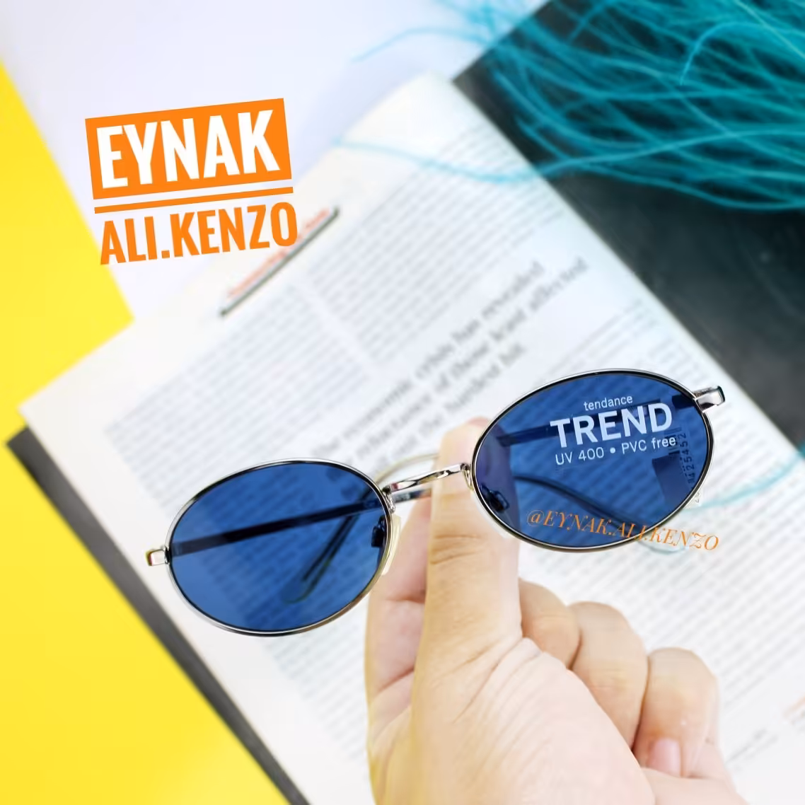 عینک هنرمندی آبی درجه یک 