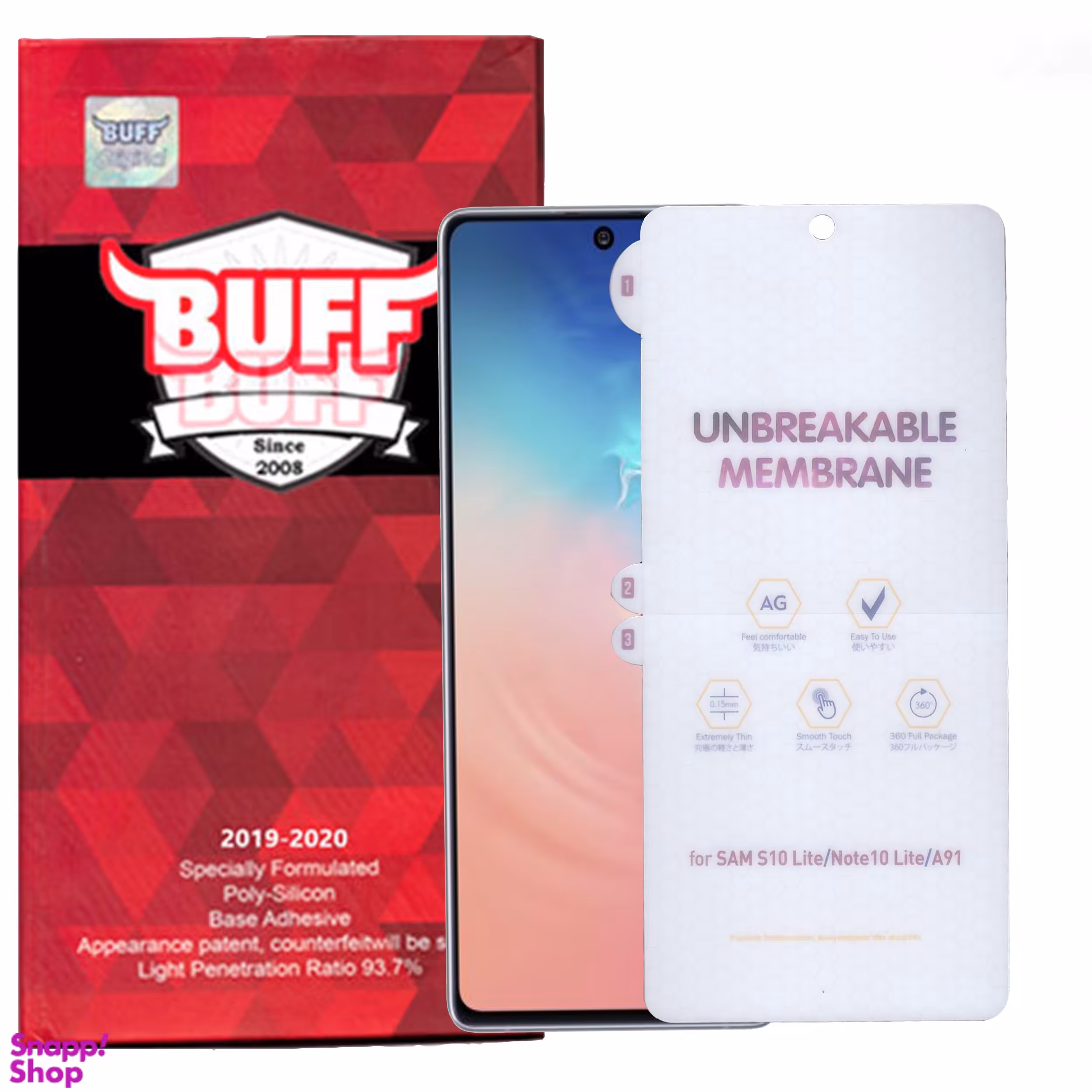 محافظ صفحه نمایش بوف مدل HgM15 مناسب برای گوشی موبایل سامسونگ Galaxy S10 lite