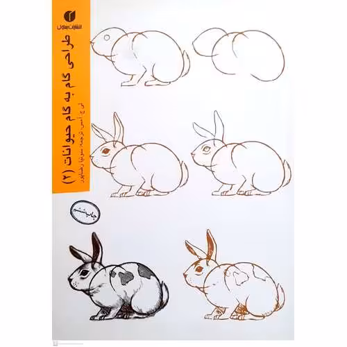 طراحی گام به گام حیوانات (2)