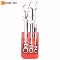 مجموعه 5عددی آچار تخت رینگی جغجغه ای تاشو ستافرم  مدل B06P05