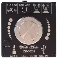 ماژول امپلی آمپلی فایر  100 وات واقعی با بلوتوث  USB  AUX  مدل BT502H  