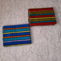 حوله حمام ماندگار  طرح راه راه سایز 100 در 160سانتی متر