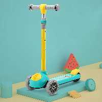 اسکوتر کودک چراغدار مدل دایناسور سبز کد P/806/SA