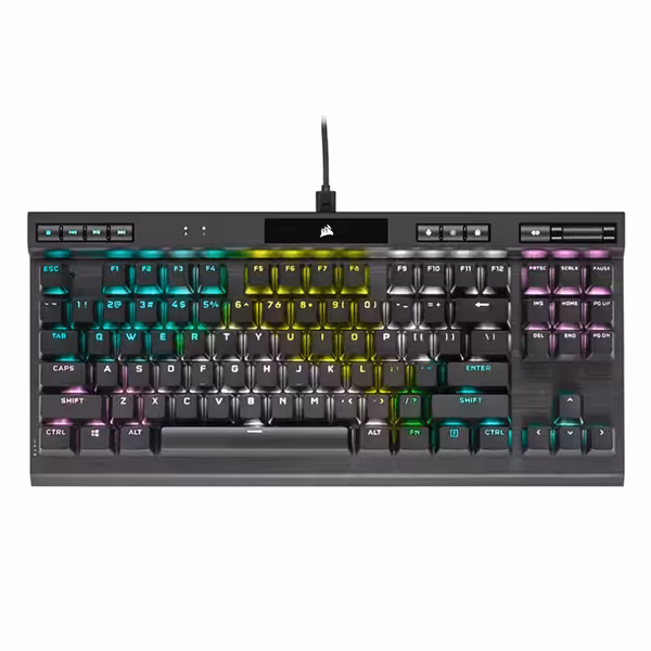 کیبورد گیمینگ مکانیکی کورسیر مدل KB K70 RGB TKL - پردیس پازار