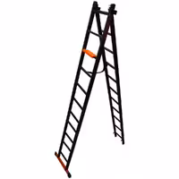 نردبان 6متری گلکسی آهنی 2تکه (پس کرایه)