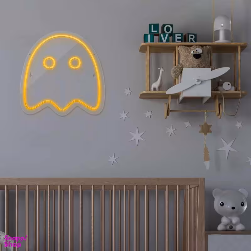 چراغ نئون فلکسی طرح پک من مدل آباژوری کد 2092