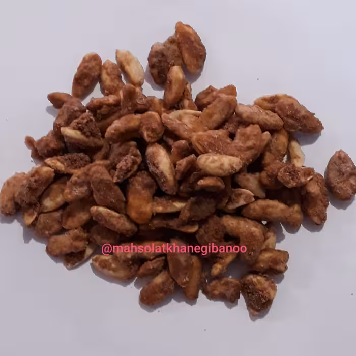 مغز بادام درختی کاراملی نرم 100 درصد اصل