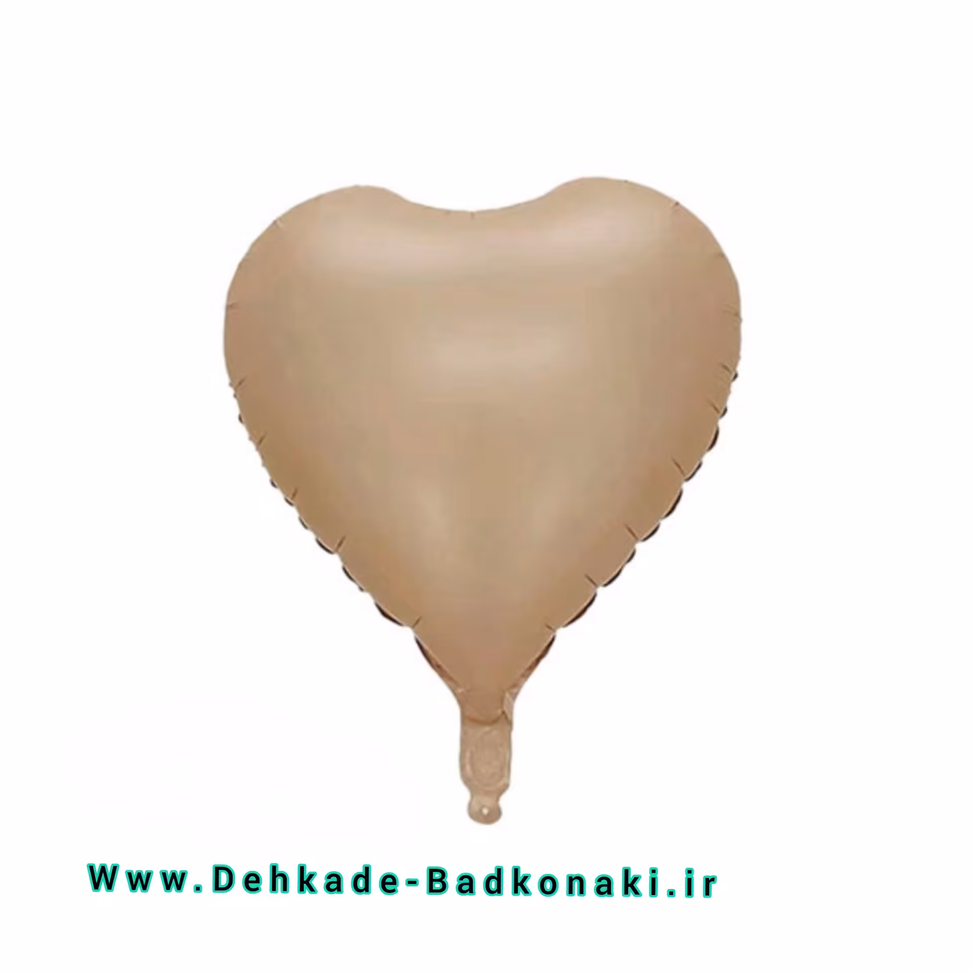 بادکنک فویلی قلب نود کاراملی 18 اینچ 