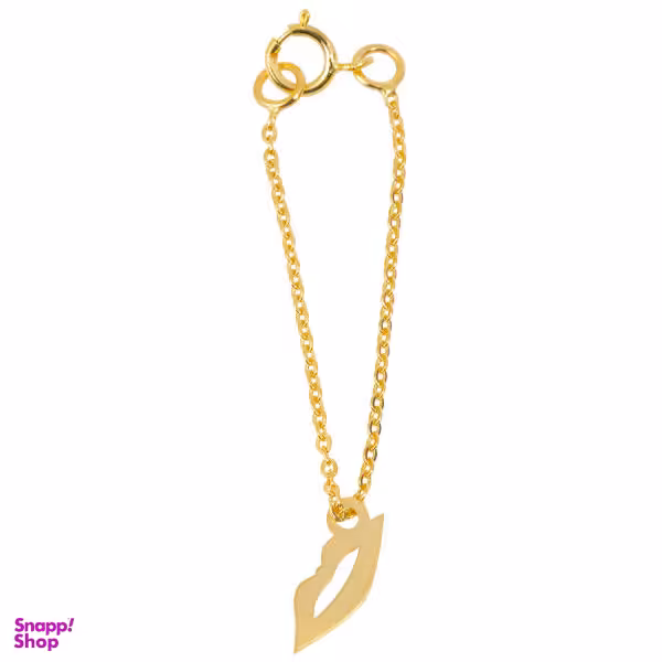 آویز ساعت طلا 18 عیار زنانه شمیم گلد گالری طرح لب کد SG515