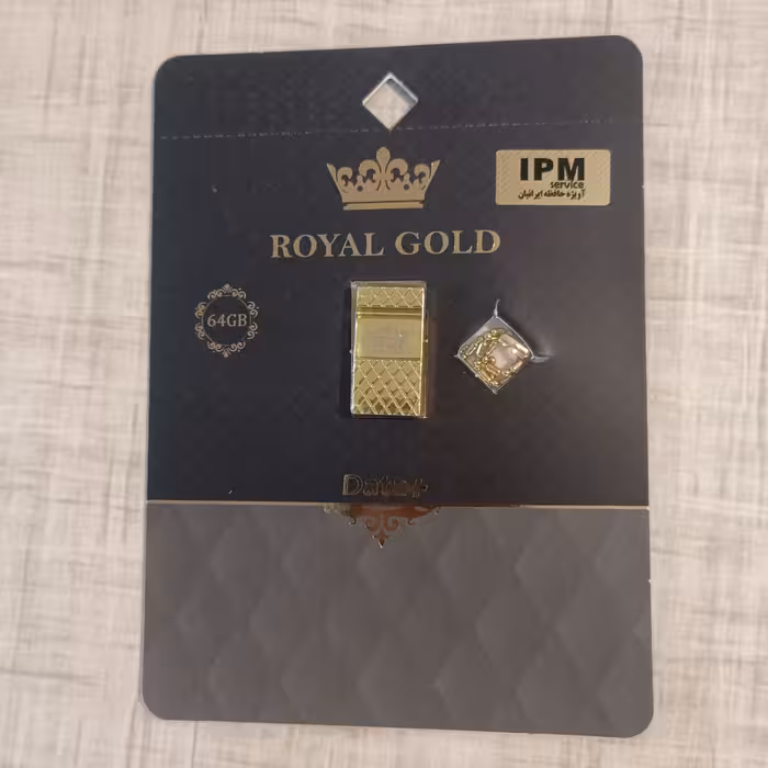 فلش 64 گیگ دیتا پلاس Data plus Royal Gold USB 2.0 با گارانتی مادام العمر