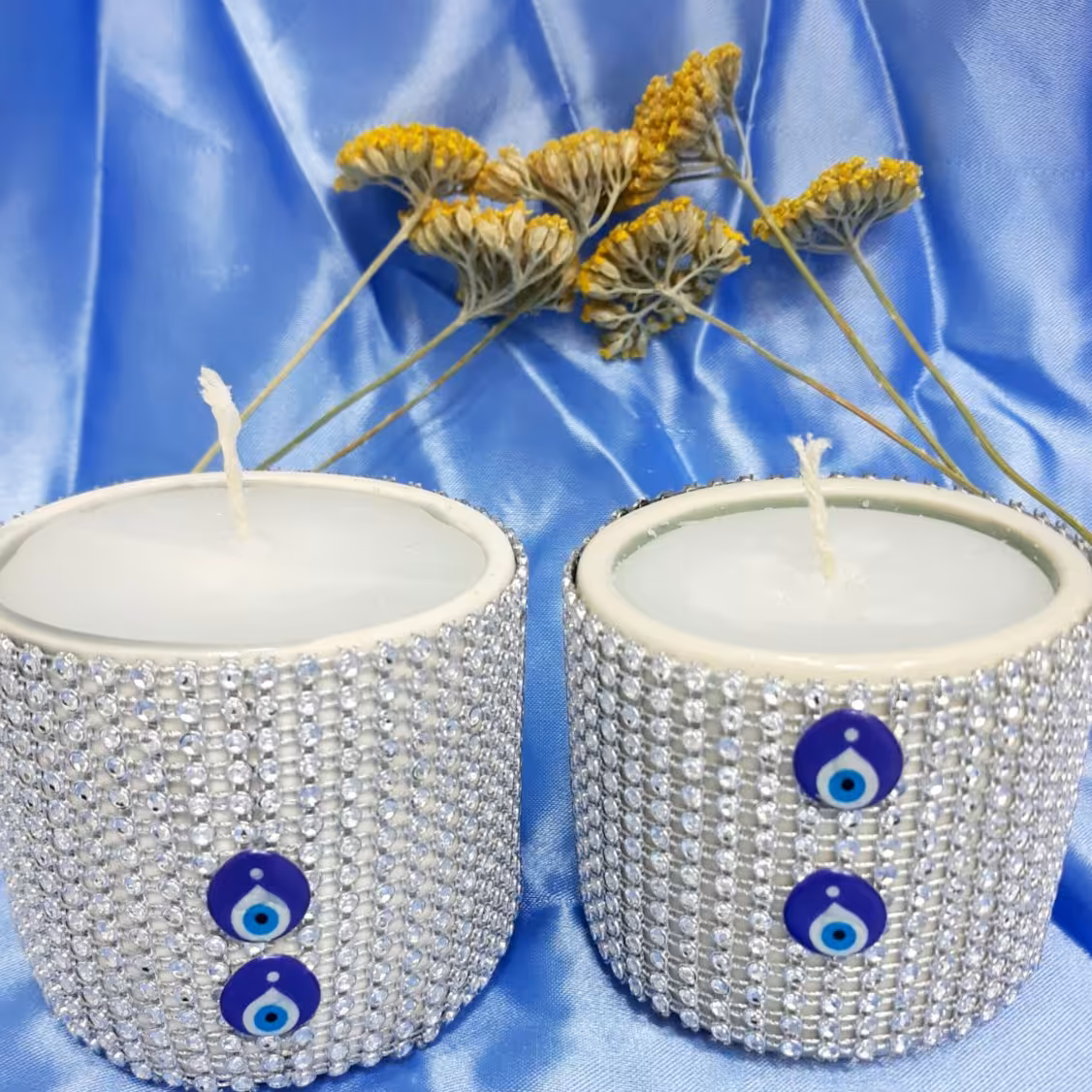شمع سرامیکی
ارتفاع 7 سانتیمتر
طرح چشم نظر
جنس سرامیک، نشکن
ضد حرارت، رنگ ثابت
