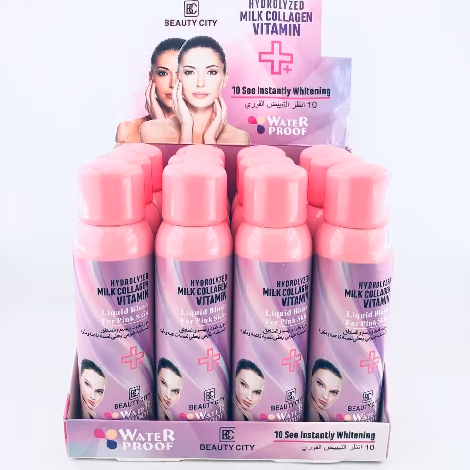 اسپری رژ گونه صورتی برند بیوتی سیتی  رژگونه صورتی