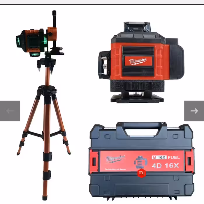 تراز لیزری 16 خط میلواکی نور سبز 4