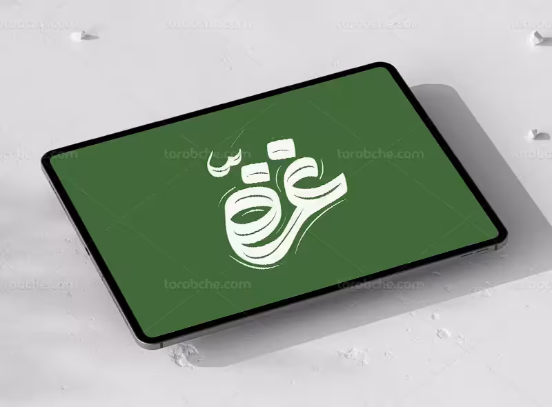 تایپوگرافی غزه | گرافیک با طعم تربچه