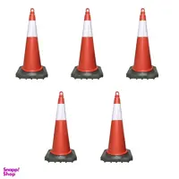 مخروط ترافیکی مدل 75 سانتی متری بسته 5 عددی