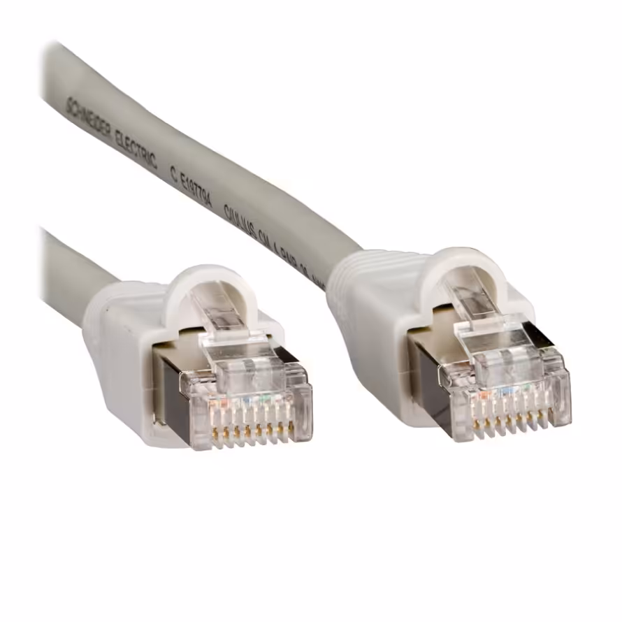 کابل پچ کورد 1 متری اشنایدر الکتریک DCEPCSRJ01-GY Cat5E